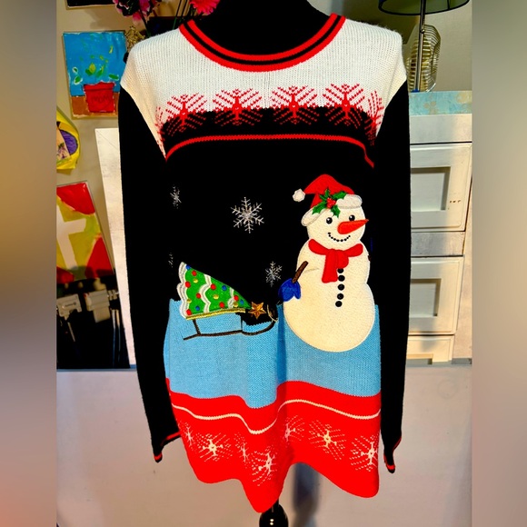 🎄CHRISTMAS SWEATER🎄 by Holiday Time size XXL/2XG (20).Cute or ugly? You decide - Picture 1 of 8